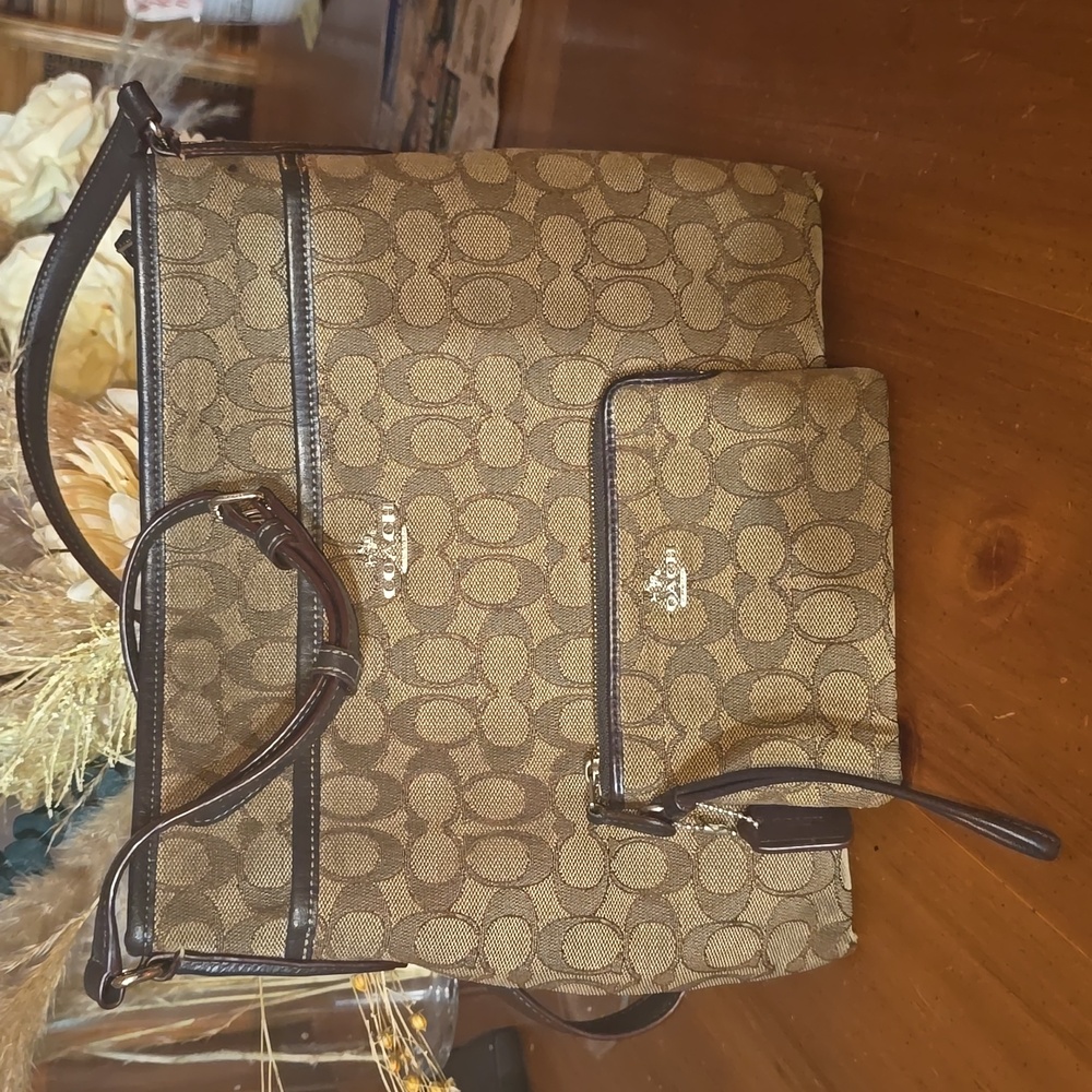 Coach Monogram crossbody